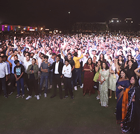 Celebrating Together: A Night of Energy and Excitement at the College Event